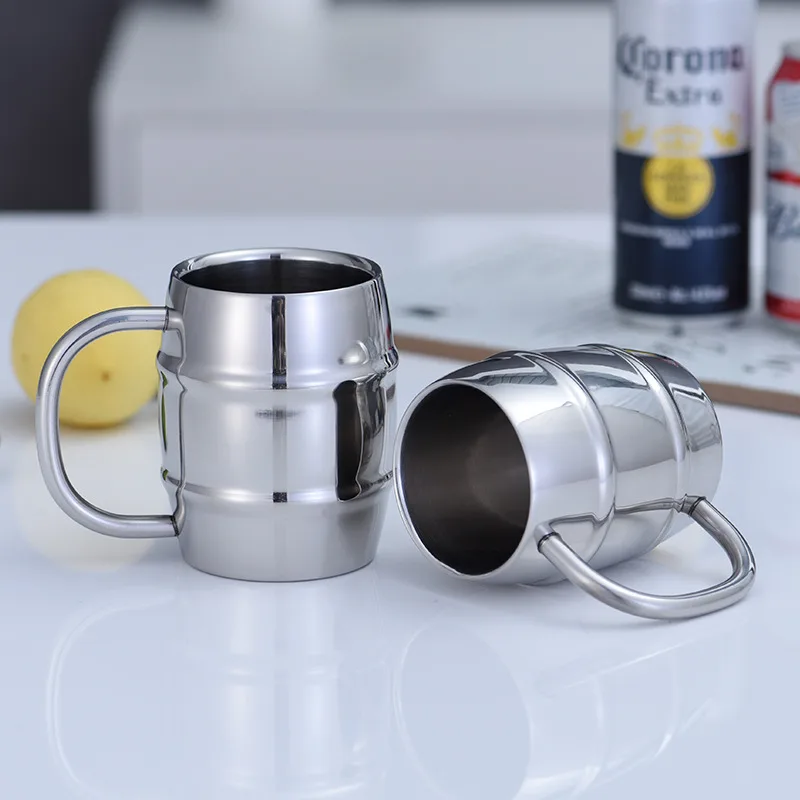 Stainless Steel Beer Cup Laser - Coffee Tea Friends recension och pris
