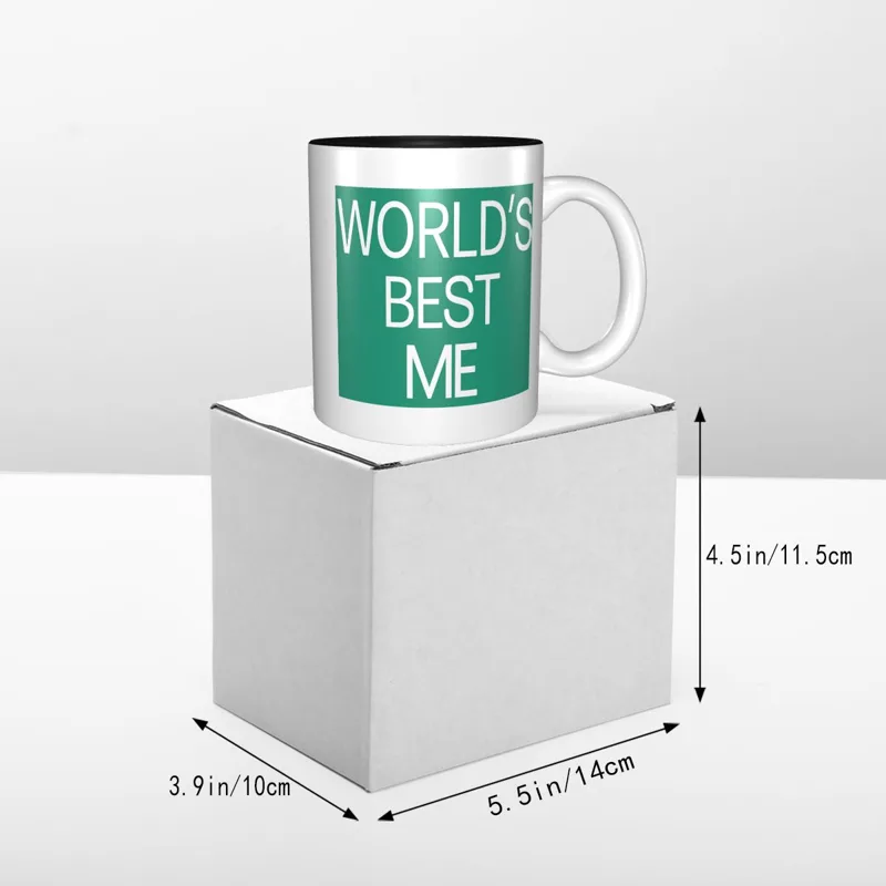 World's Best Me Mug Funny Cera - Coffee Tea With Me recension och pris
