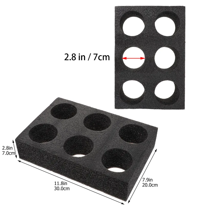 2Pcs Convenient Six-Hole Cup T - Coffee Tea Holders recension och pris
