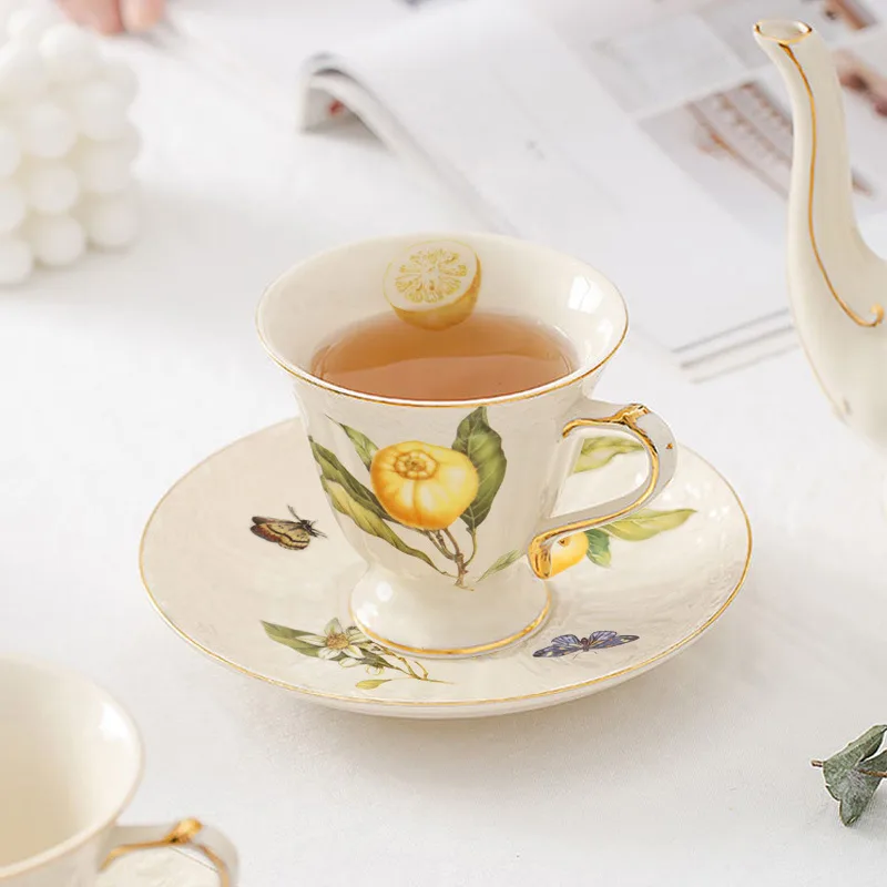 Retro Lemon Ceramics Tea Sets  - Lemon Tea Coffee recension och pris