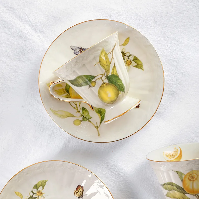 Retro Lemon Ceramics Tea Sets  - Lemon Tea Coffee recension och pris