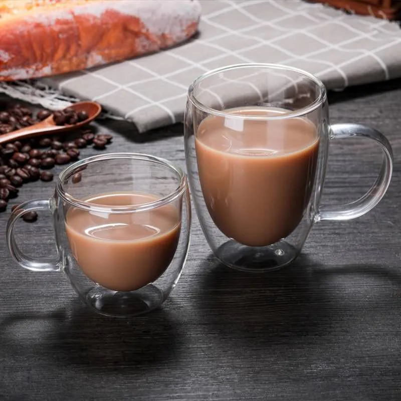 2/3/4Pcs Double Wall High Boro - Lemon Tea Coffee recension och pris