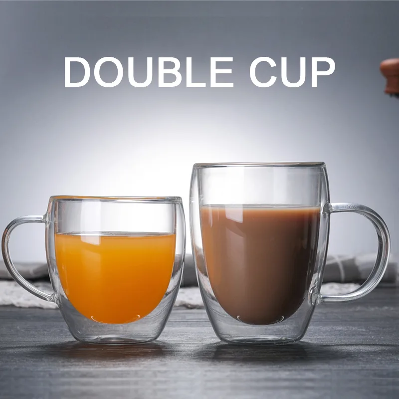 2/3/4Pcs Double Wall High Boro - Lemon Tea Coffee recension och pris