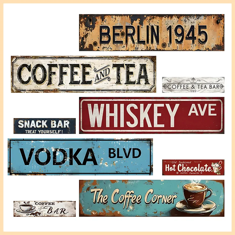 Vintage Wall Decor Poster Coff - Coffee Tea Poster recension och pris