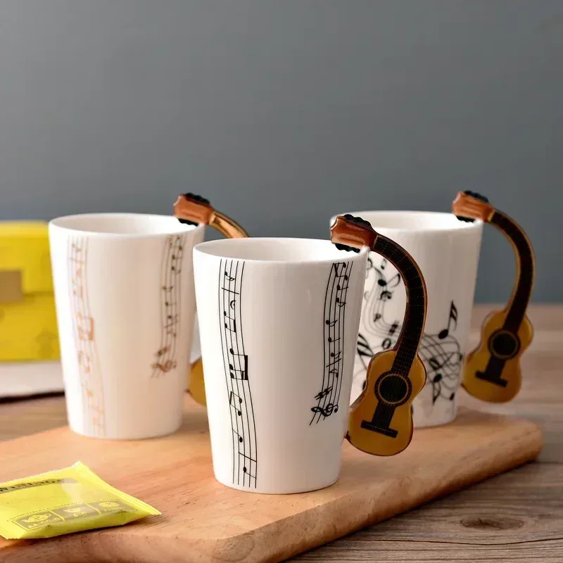 Novelty Music Note Cup Ceramic - Lemon Tea Coffee recension och pris