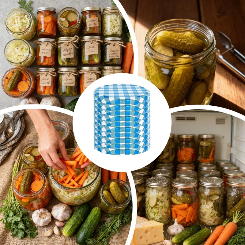 Canning Jar Lids 50 Piece Leak - Coffee Tea Jars recension och pris