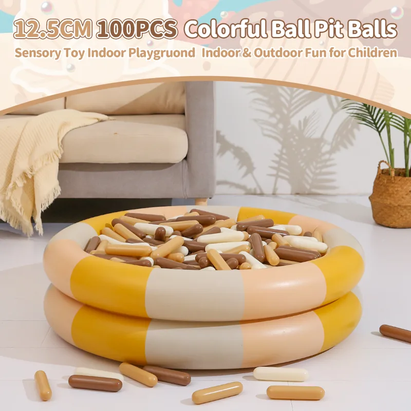 COLOBOBO 12.5cm 100pcs Ball Pi - Coffee Tea Or recension och pris