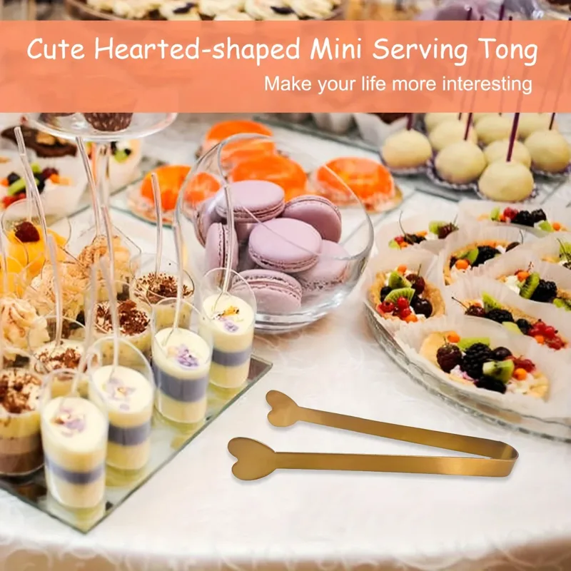 Stainless Steel Heart-Shaped M - Coffee Tea Sugar Set recension och pris