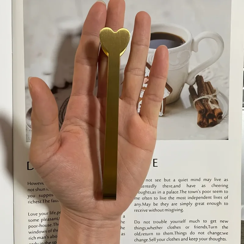 Stainless Steel Heart-Shaped M - Coffee Tea Sugar Set recension och pris