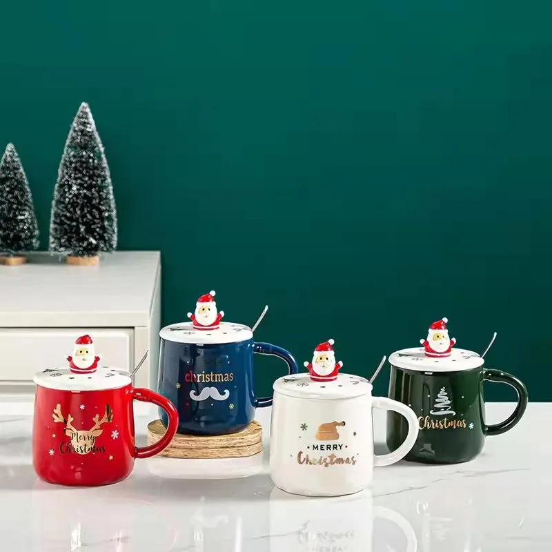 Creative Cute Cartoon Christma - Coffee Tea Friends recension och pris