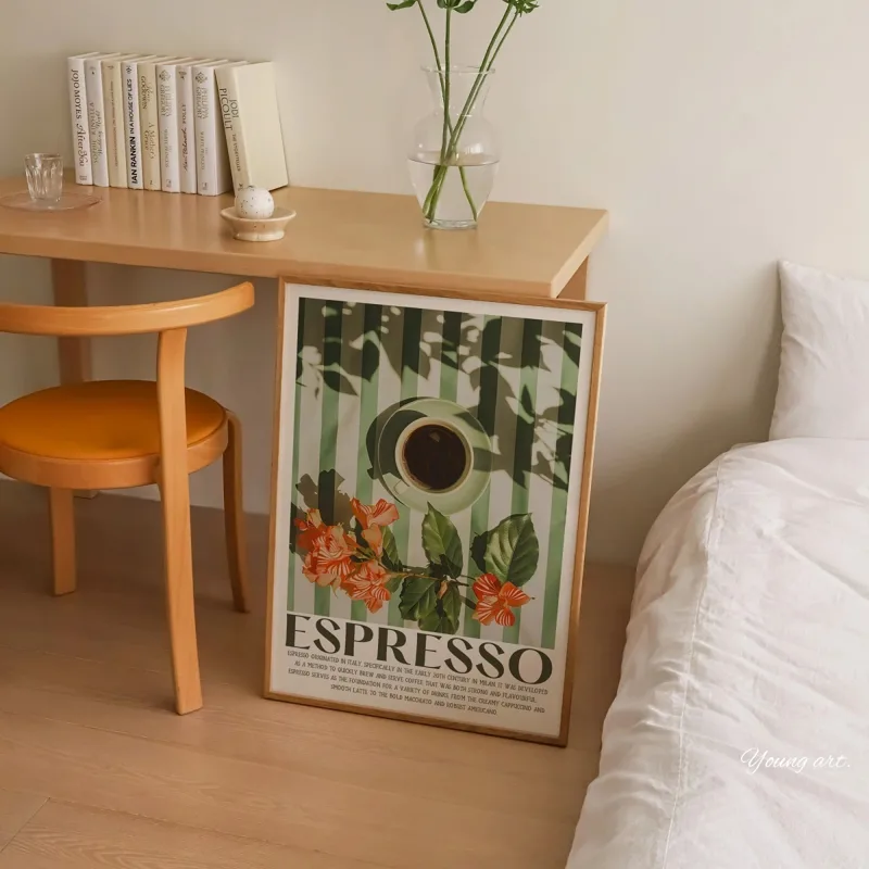 Italian Espresso Coffee Canvas - Coffee Tea Poster recension och pris