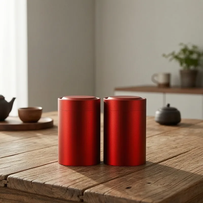 2 Pieces Aluminum Jar with Scr - Coffee Tea Jars recension och pris