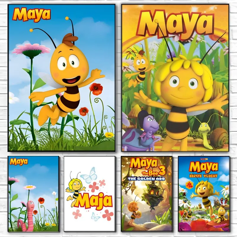 Cartoon M-Maya the Bee Poster  - Maya Coffee & Tea Ulasan recension och pris