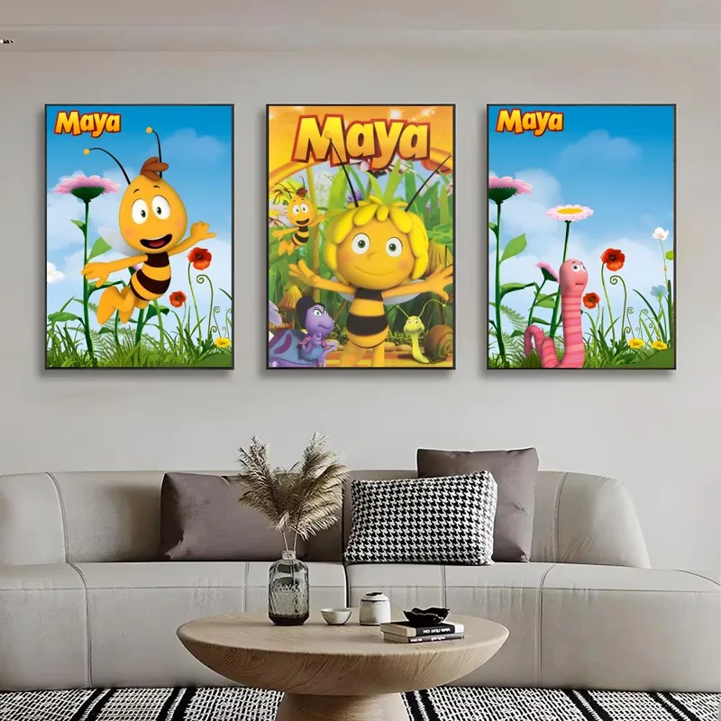 Cartoon M-Maya the Bee Poster  - Maya Coffee & Tea Ulasan recension och pris