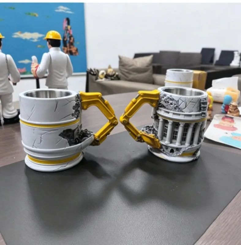 3D Excavator Breaking Building - Coffee Tea Break recension och pris