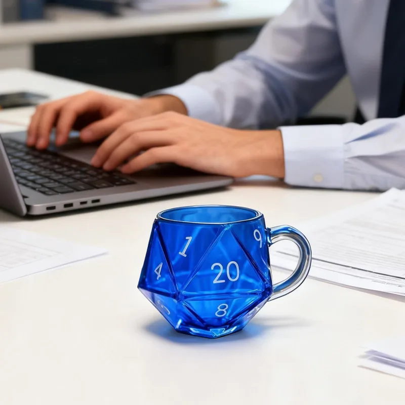Tea Mug Polyhedral Dice Water  - Coffee Tea Break recension och pris