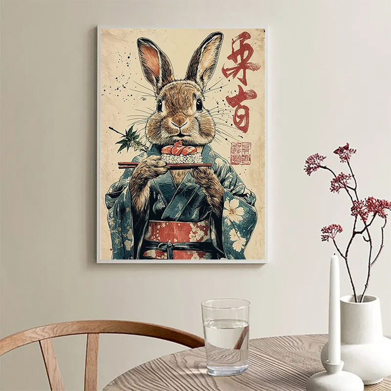Retro Japanese Frog Drink Coff - Coffee Tea Poster recension och pris