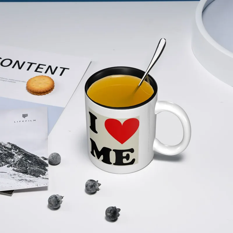 I Love Me Heart Mug Funny Cera - Coffee Tea With Me recension och pris