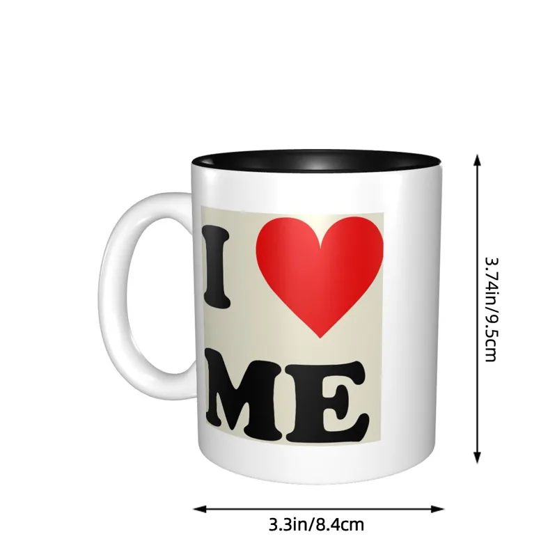 I Love Me Heart Mug Funny Cera - Coffee Tea With Me recension och pris