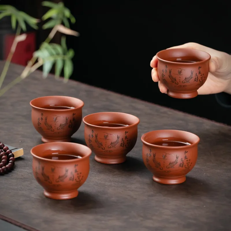 Chinese Yixing Purple Clay Tea - Coffee Tea Sugar Set recension och pris