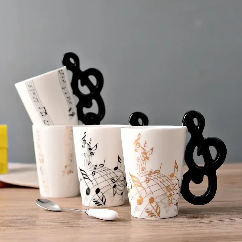 Novelty Music Note Cup Ceramic - Lemon Tea Coffee recension och pris