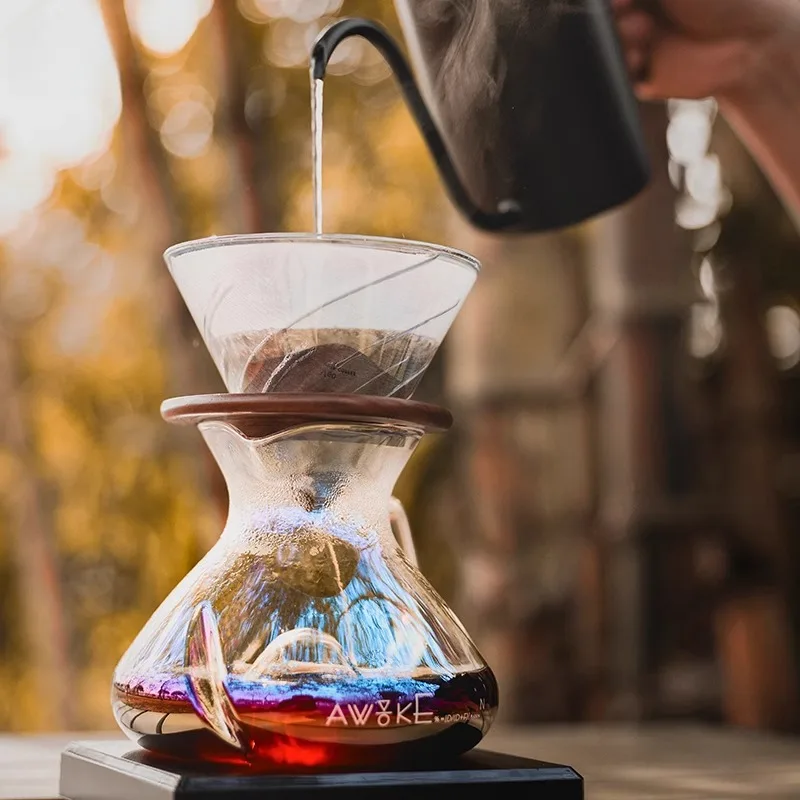 Pour Over Coffee Maker Glass C - Coffee Dripper V60 recension och pris