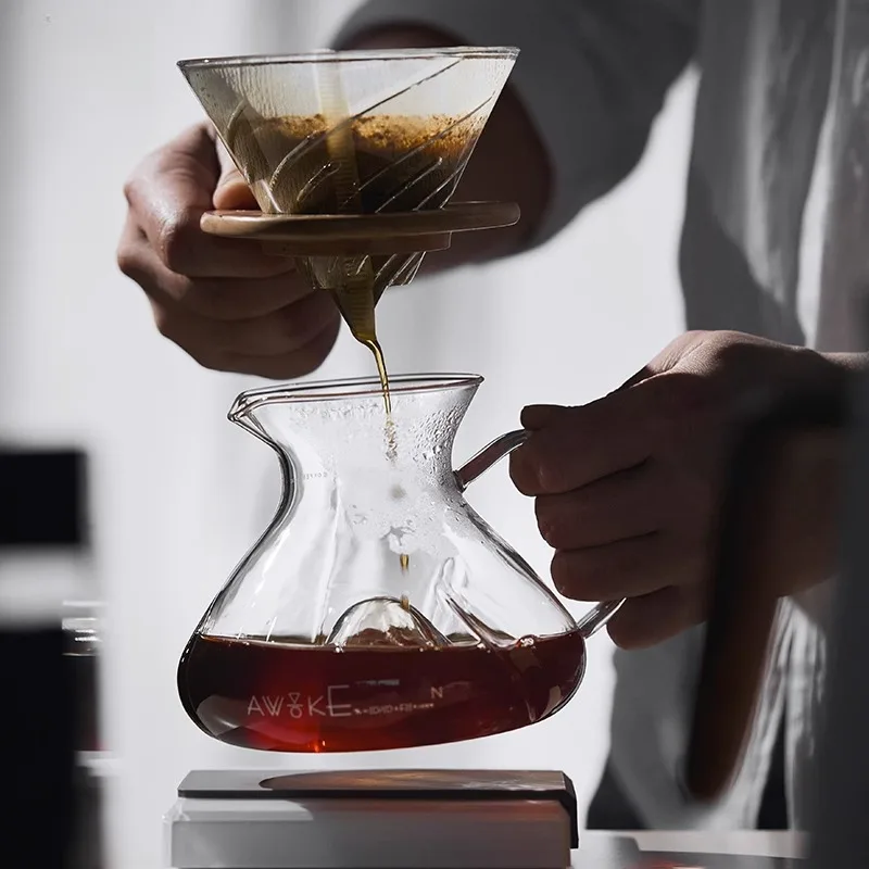Pour Over Coffee Maker Glass C - Coffee Dripper V60 recension och pris