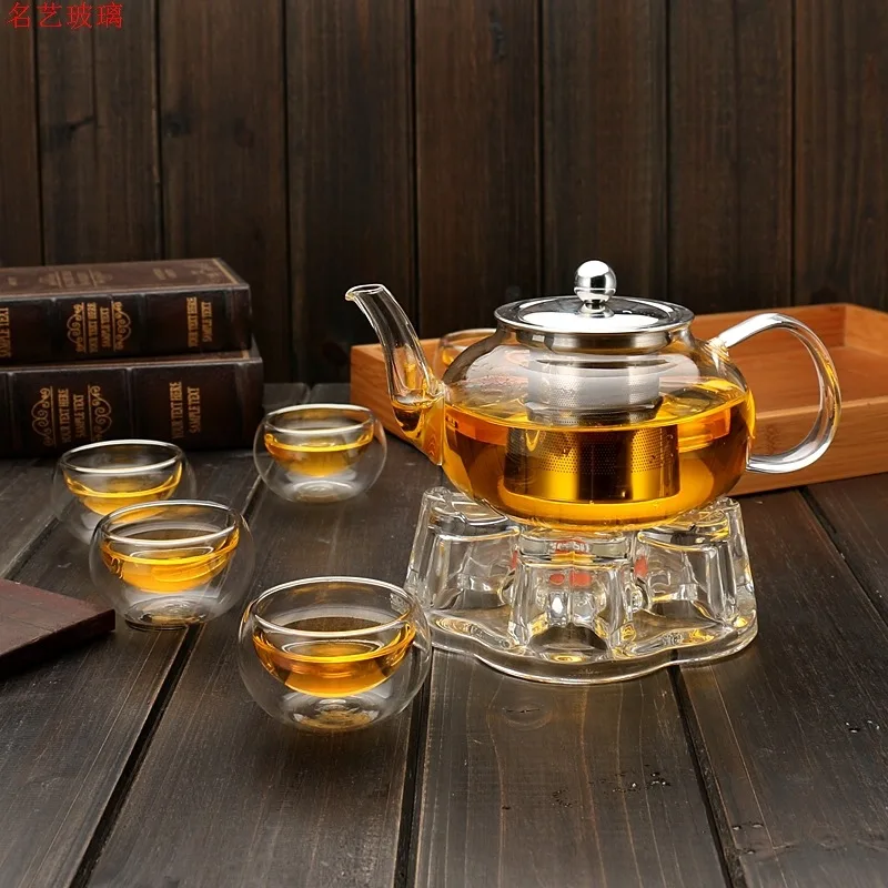 600/800ml Heat Resistant Glass - Coffee Tea And Sugar Canister Set recension och pris