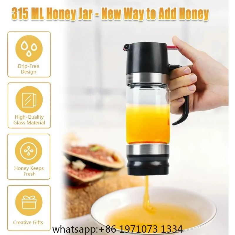 No-Drip Honey Dispenser with B - Coffee Tea Or recension och pris