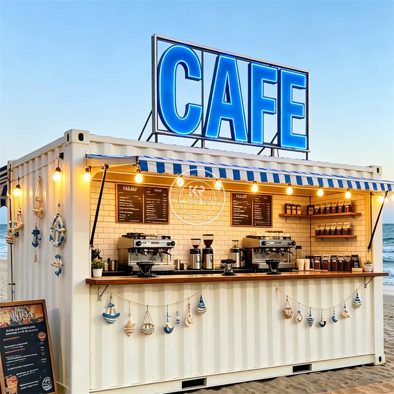 Outdoor Mobile Food Container  - Tea Coffee Set Up recension och pris
