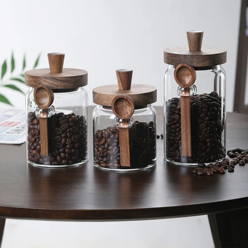 3 Pack High Borosilicate Glass - Coffee Tea Jars recension och pris