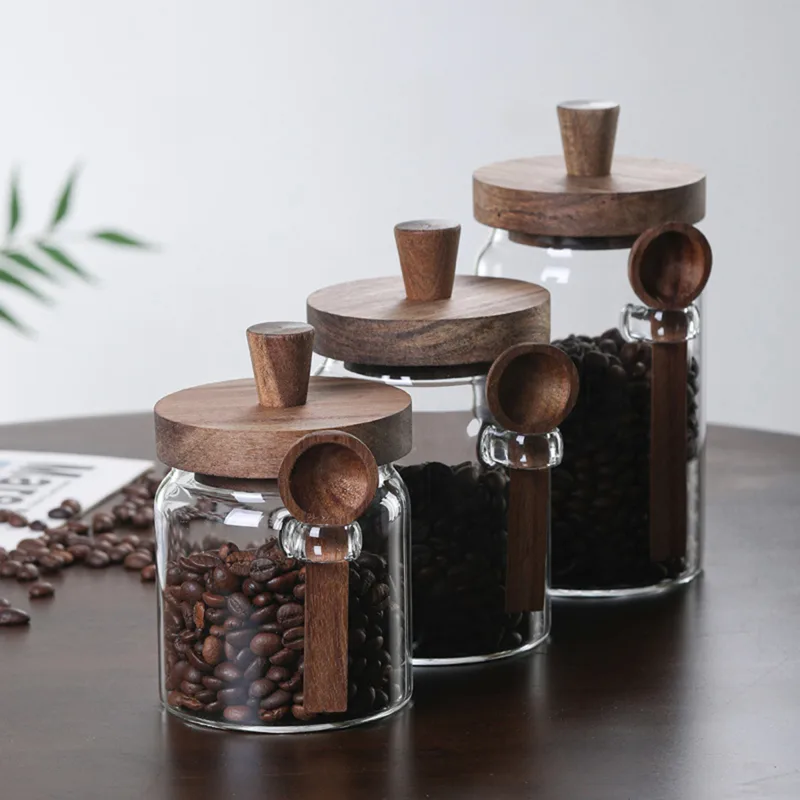 3 Pack High Borosilicate Glass - Coffee Tea Jars recension och pris