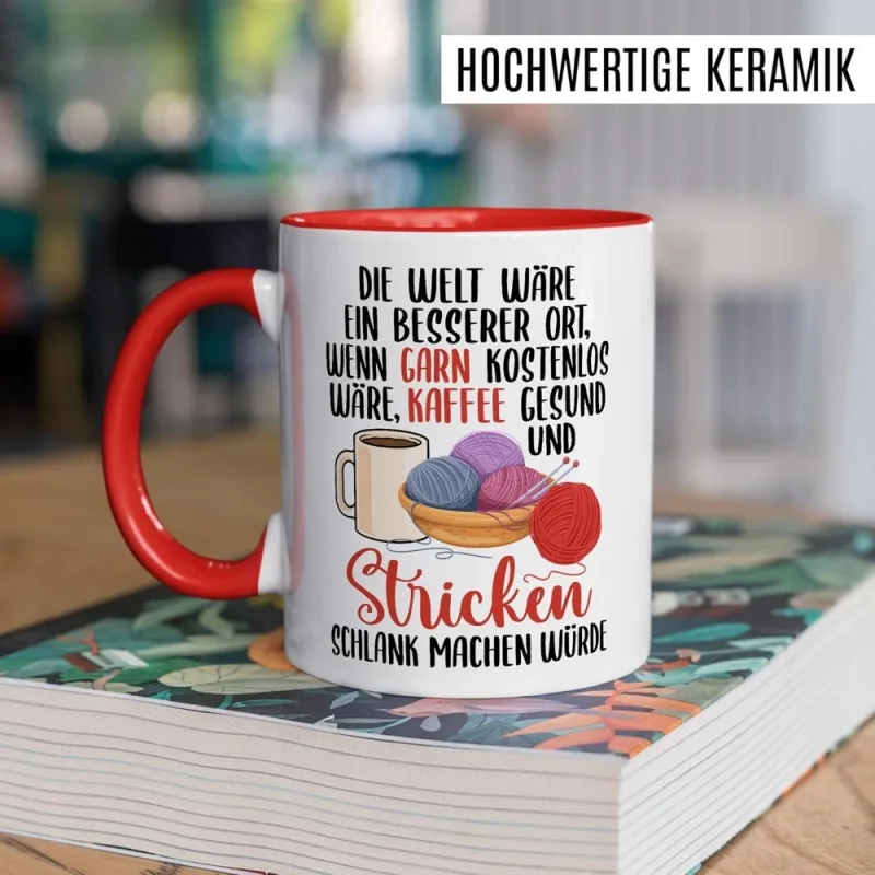 1 Funny Knitting Mug - 