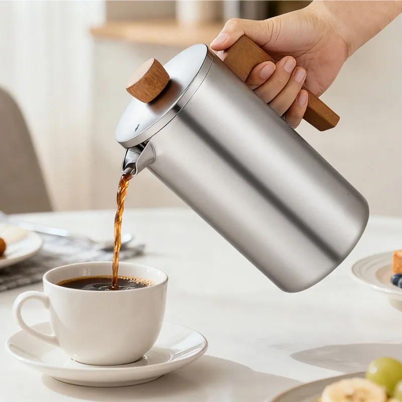 JUSTINLAU 1000ml Stainless Ste - Coffee Tea Maker recension och pris