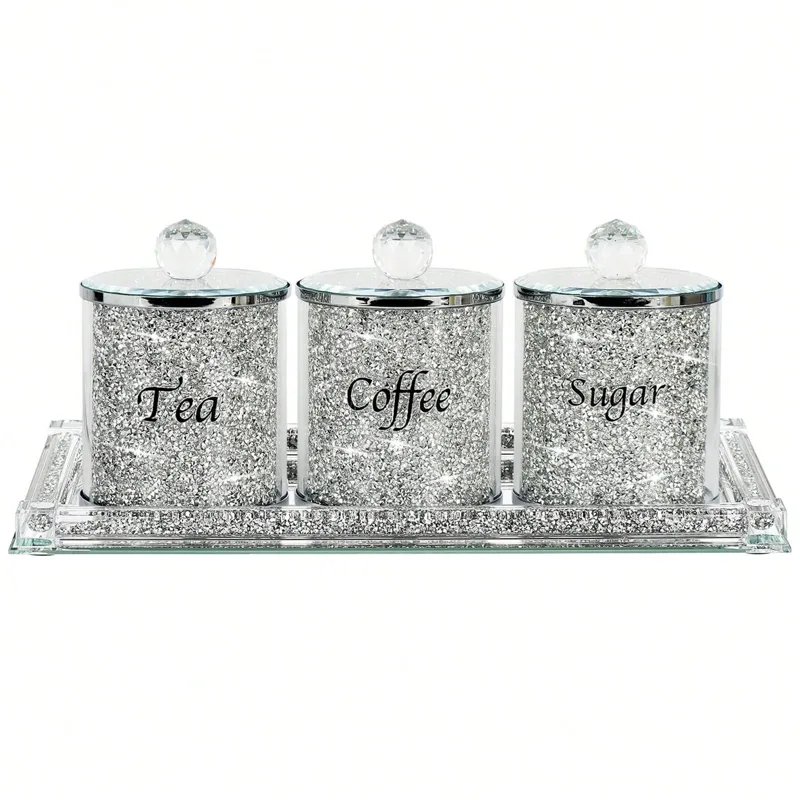 Coffee Sugar Tea Canister Set  - Coffee Tea Jars recension och pris