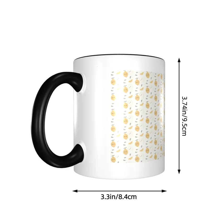 Cute Lemon Pattern Mug Funny C - Lemon Tea Coffee recension och pris