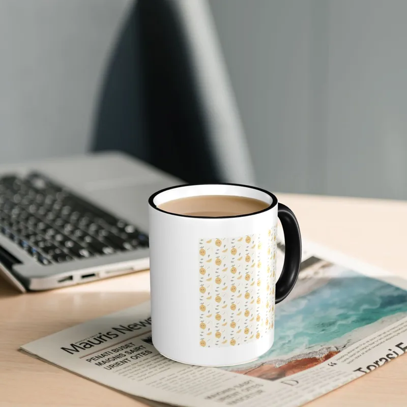 Cute Lemon Pattern Mug Funny C - Lemon Tea Coffee recension och pris