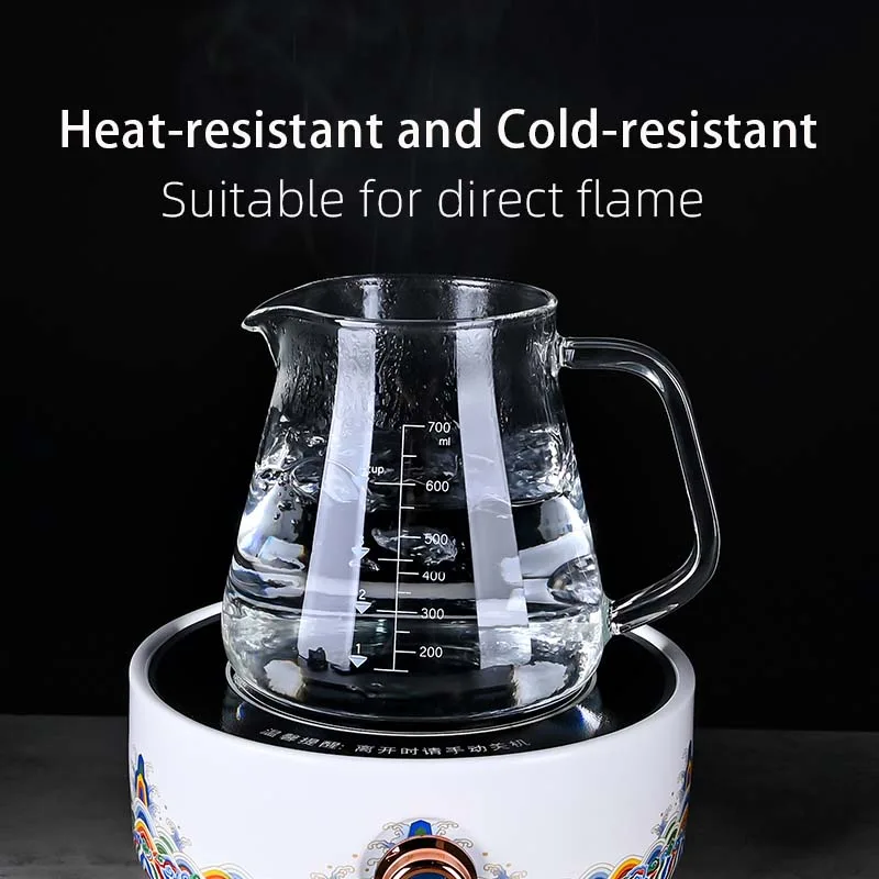New High Borosilicate 700ml  G - Coffee Tea Set recension och pris