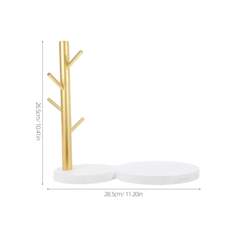 Wooden Tea Cup Storage Rack Ea - Coffee Tea Holders recension och pris