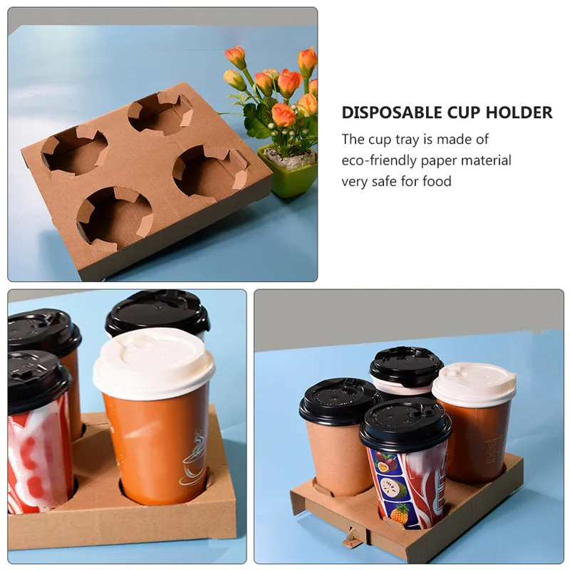 10Pcs Eco-Friendly Biodegradab - Coffee Tea Holders recension och pris