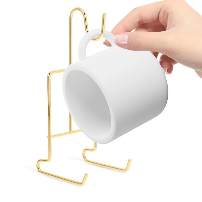 6Pcs Tea Cup Display Stand Met - Coffee Tea Holders recension och pris
