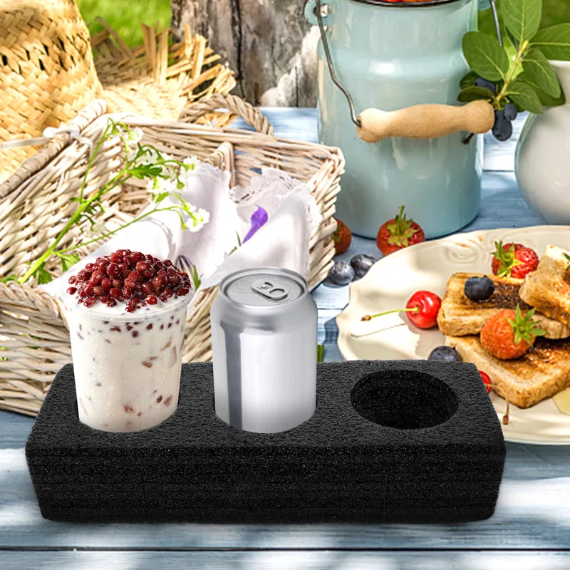 3-Hole Type Beverage Cup Holde - Coffee Tea Holders recension och pris