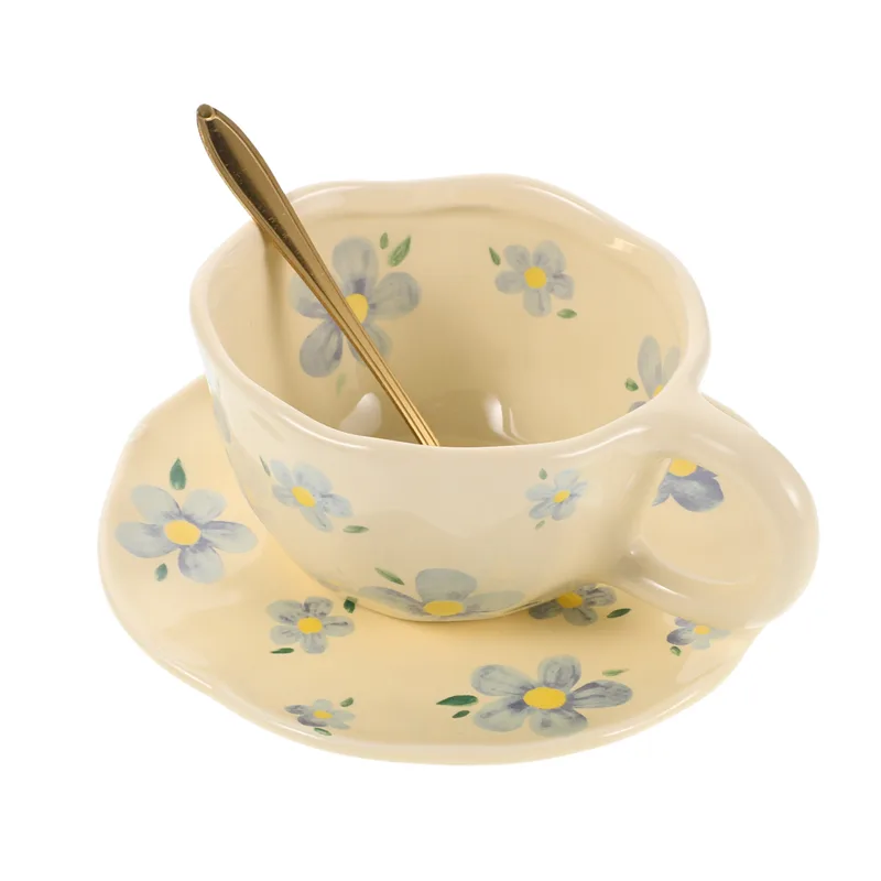 1Set Creative Ceramic Coffee C - Coffee Tea Break recension och pris