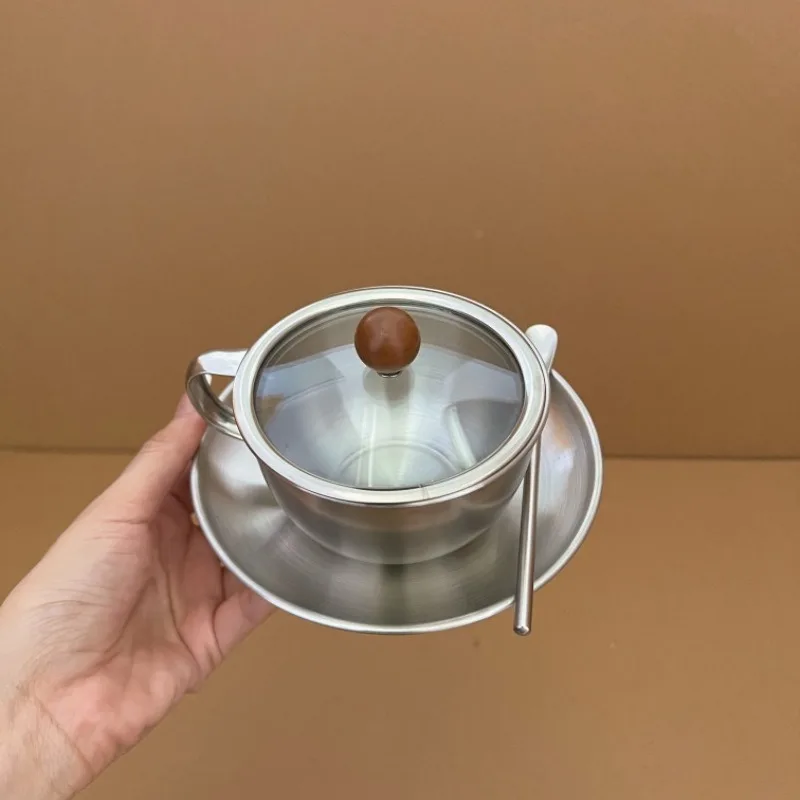 Vintage Stainless Steel Coffee - Coffee Tea And Sugar Canister Set recension och pris