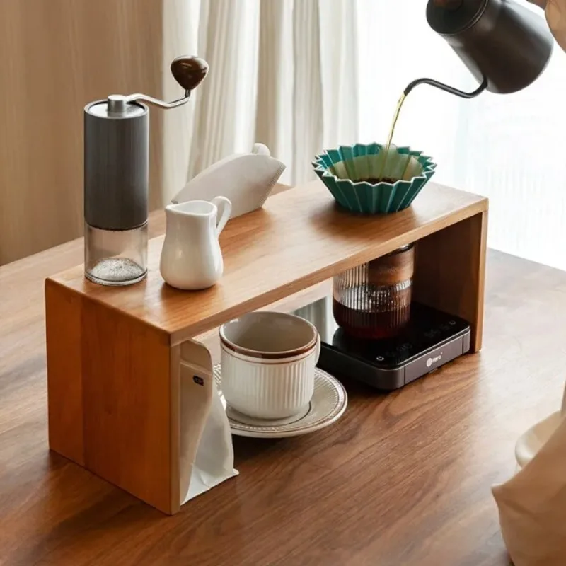 Solid Wood Coffee Drip Station - Tea Coffee Set Up recension och pris