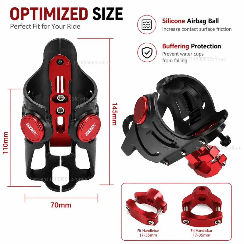 Motorcycle Water Bottle Holder - Coffee Tea Holders recension och pris