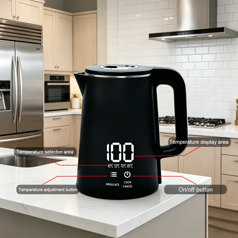2.2L Digital Electric Water Ke - Coffee Tea And Sugar Canister Set recension och pris
