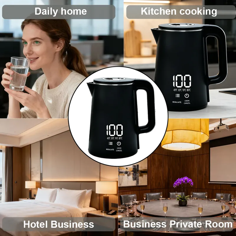 2.2L Digital Electric Water Ke - Coffee Tea And Sugar Canister Set recension och pris
