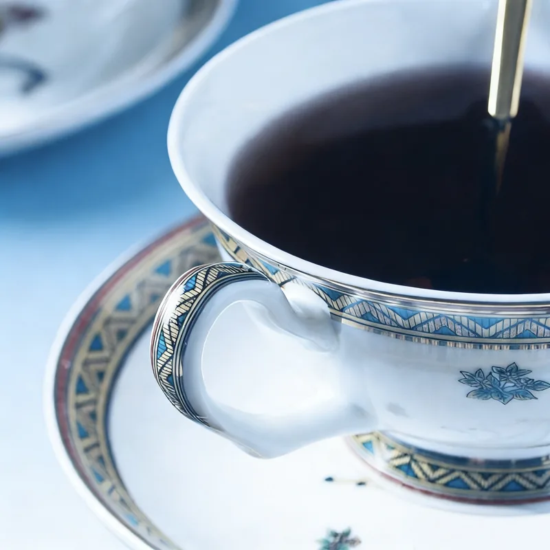 Porcelain Tea Cup and Saucer S - Coffee Tea Set recension och pris