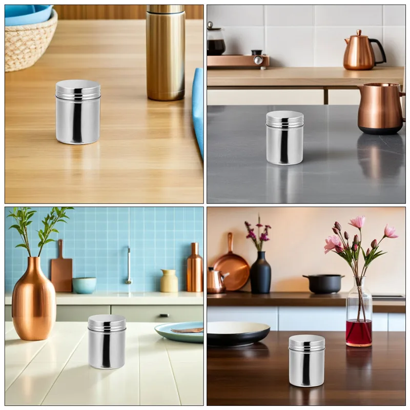 2Pcs Stainless Steel Canisters - Coffee Tea Jars recension och pris